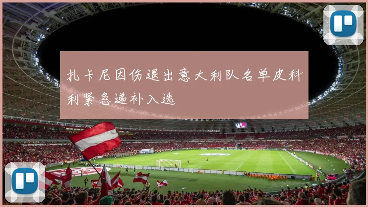 扎卡尼因伤退出意大利队名单皮科利紧急递补入选
